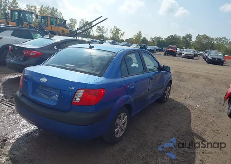 2009 Kia Rio Lx z USA, uszkodzony, nr VIN KNADE223296515210